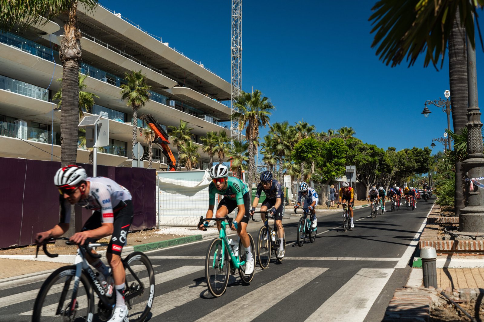 La Vuelta in Estepona viewed from Tyrian Residences with Mediterranean views